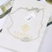 Kendra Scott Elisa light blue Illusion necklace Silver tone March