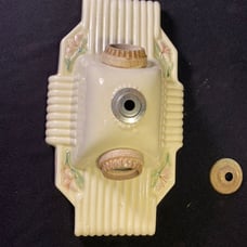 Vintage bath/hall porcelian fixture