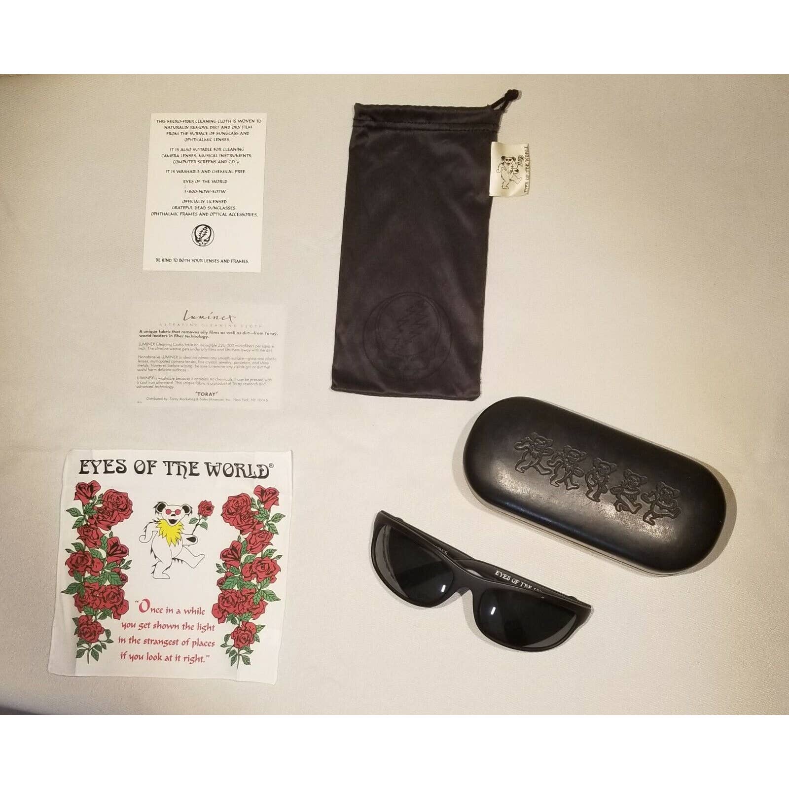Grateful Dead Sunglasses Eyes Of The World Vintage 90's Garcia Weir Lesh Hart