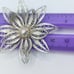 Flower Brooch Sterling Silver Dimensional Layered Filigree Vintage from Egypt