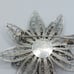 Flower Brooch Sterling Silver Dimensional Layered Filigree Vintage from Egypt