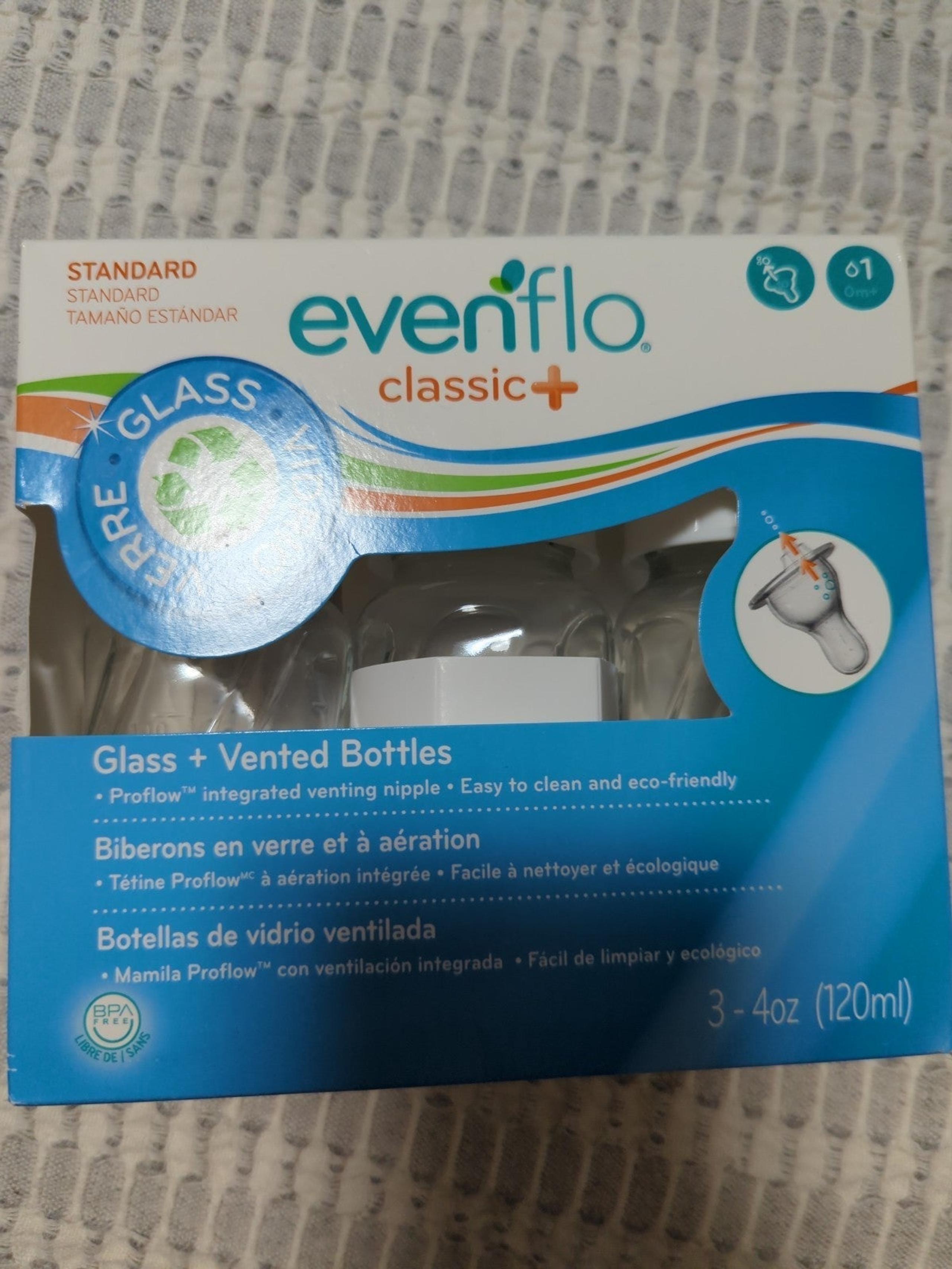 Evenflo classic+ glass baby bottles