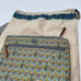 Tory Burch Northern Blue Basket Weave Quilted Clutch/Pouch/Toiletry Bag with Dus