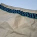 Tory Burch Northern Blue Basket Weave Quilted Clutch/Pouch/Toiletry Bag with Dus