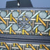Tory Burch Northern Blue Basket Weave Quilted Clutch/Pouch/Toiletry Bag with Dus