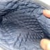 Tory Burch Northern Blue Basket Weave Quilted Clutch/Pouch/Toiletry Bag with Dus