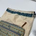 Tory Burch Northern Blue Basket Weave Quilted Clutch/Pouch/Toiletry Bag with Dus