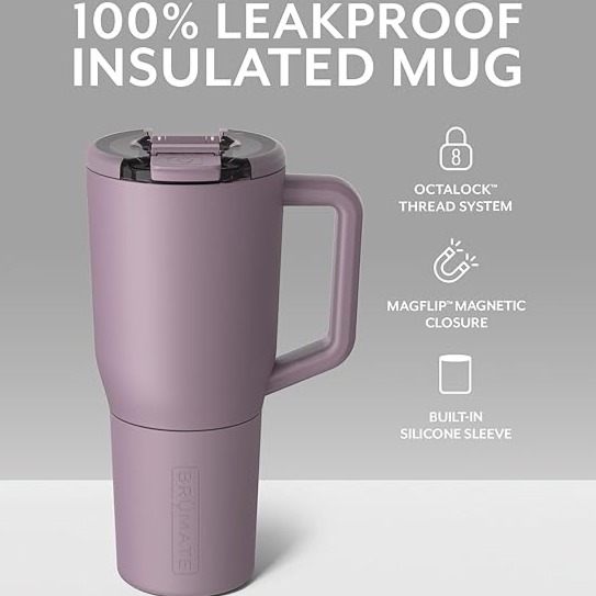 Brumate 35 OZ Muv Travel Mug, Color: Purple