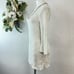 White House Black Market White Crochet knit Tunic/short dress