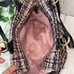 Coach Double Strap Tweed Multicolor Satchel Purse