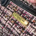 Coach Double Strap Tweed Multicolor Satchel Purse