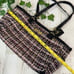 Coach Double Strap Tweed Multicolor Satchel Purse
