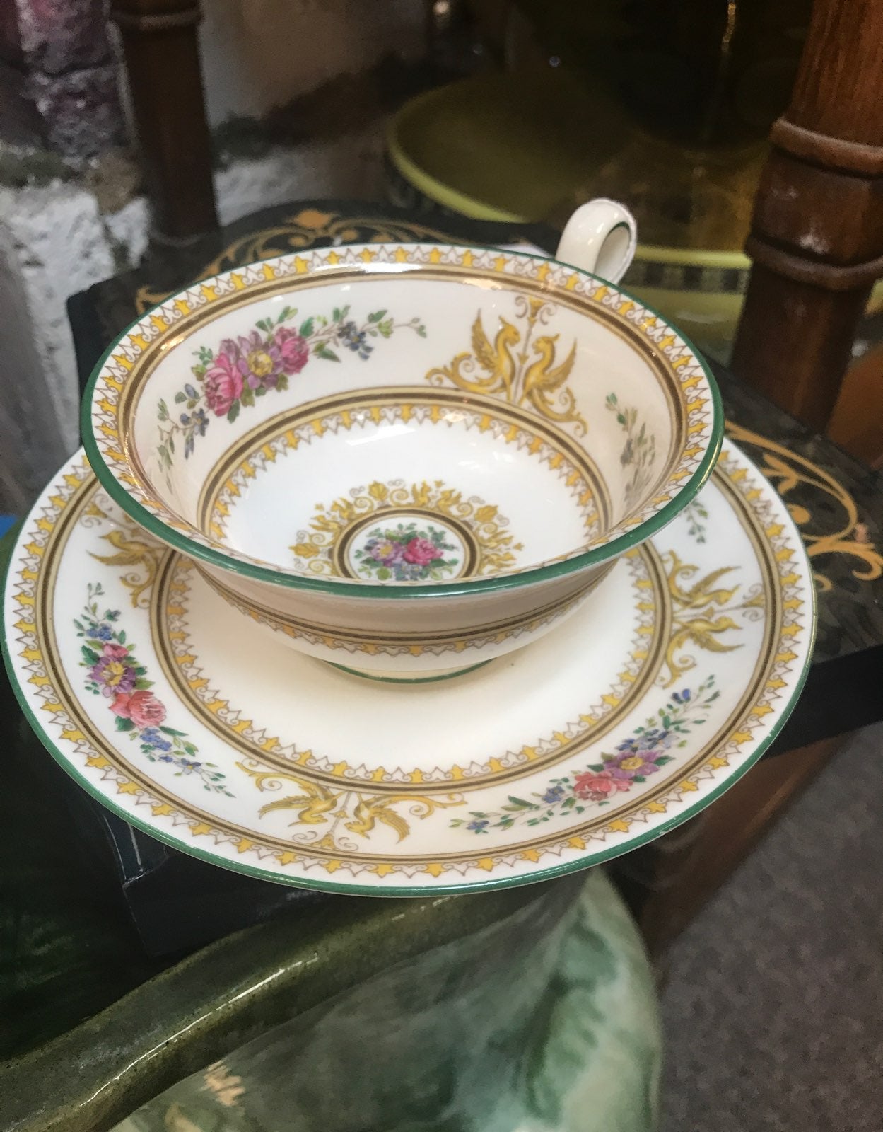 Vintage Wedgewood Columia Tea Cup and Sa