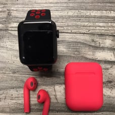 Pack of smart watch and earphones