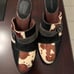 Kenzie Vintage Y2K 90s Patchwork Mule Sandals, 10M
