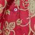 Vintage 60s Chinese Cape Womens Size Small Red Yellow Frog Button