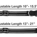 30 Reflective Nylon Dog Collars Adjustable Classic Collar with Quick Release S