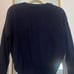 Sandro Navy Cashmere-wool blend sweater with button details