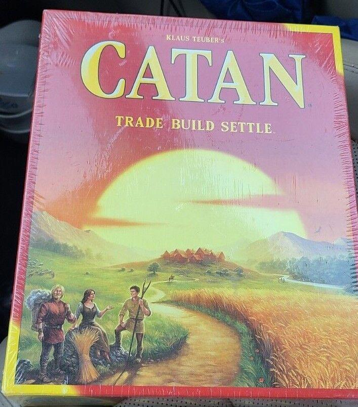 New Catan Trade Build Settle Party Cooperative Board Game BRAND NEW SEALED