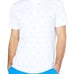 REDVANLY Men's Grant Geo X Bee Golf Polo White Size XL