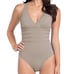 NWT La Blanca Pebble Strap Back Halter One Piece
