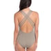 NWT La Blanca Pebble Strap Back Halter One Piece