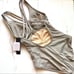 NWT La Blanca Pebble Strap Back Halter One Piece