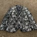men’s silver and black slim fit, blazer, medium