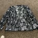 men’s silver and black slim fit, blazer, medium