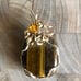 Wired Wrapped Gemstone Hand Made Pendants Lot of 12 Pieces Ready to Hang #784