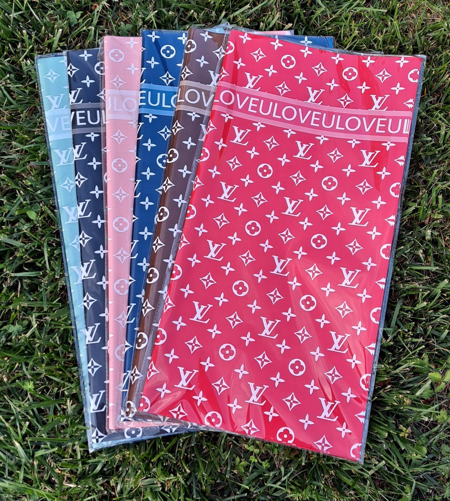 Waterproof Korean floral wrapping paper flowers bouquet