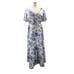 AW BRIDAL 26 4X plus oceanic fantasy Furst white blue bridesmaid dress NEW B27