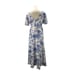 AW BRIDAL 26 4X plus oceanic fantasy Furst white blue bridesmaid dress NEW B27