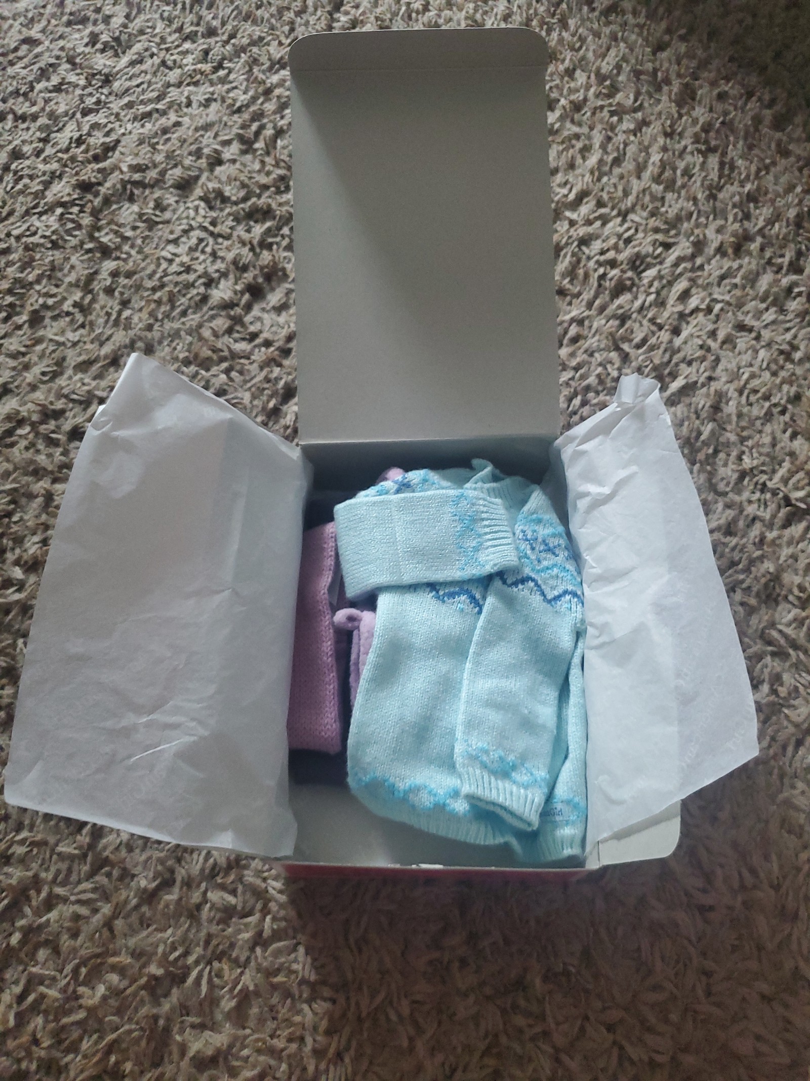 New NIB American Girl Frosty Fair Isle Sweater & Leggings Retired