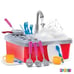 Kitchen Sink Toy 17 Piece Set - Play Sink Play House Pretend Toy