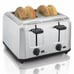Hamilton Beach Brushed Stainless-Steel 4-Slice Toaster - Silver