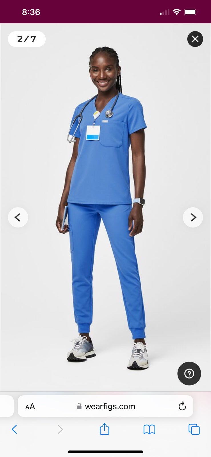 figs scrubs NEW! Medium top/bottom