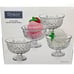 Godinger Leaded-Crystal Ice Cream Dessert Serving Bowls Dublin, Set of 4