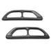 New Honda Accord 2018-2022 Car Rear Exhaust Muffler Tip Carbon Fiber Cover Trim