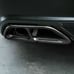 New Honda Accord 2018-2022 Car Rear Exhaust Muffler Tip Carbon Fiber Cover Trim