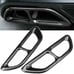 New Honda Accord 2018-2022 Car Rear Exhaust Muffler Tip Carbon Fiber Cover Trim