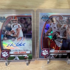 2024 Bowman Chrome University Cade Klubnik Image Variation Auto 15/25 SSPClemson