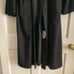 VINTAGE LONDON FOG TRENCH COAT BLACK MADE IN USA WOMANS SIZE 12 REG MINT