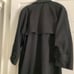 VINTAGE LONDON FOG TRENCH COAT BLACK MADE IN USA WOMANS SIZE 12 REG MINT