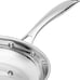 2-Piece Oven Safe, Stainless Steel Induction Frying Pan, Silver, 8-Inch & 10-Inc