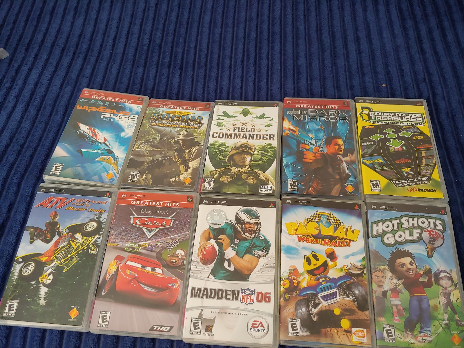 PSP game lot umd 10 games