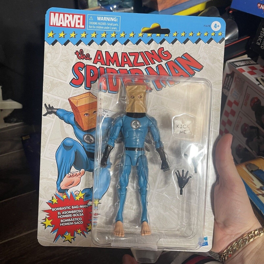Marvel Legends Retro The Amazing Spider-Man Bombastic Bag Man Target Exclusive