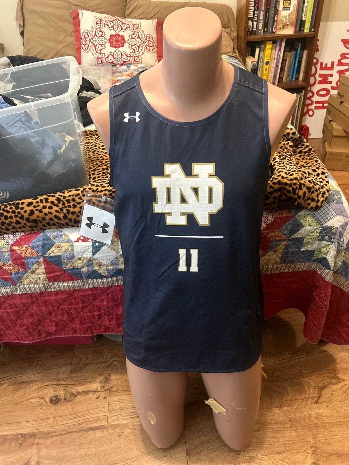 University of Notre Dame Fighting Irish Reversible Basketball Jersey