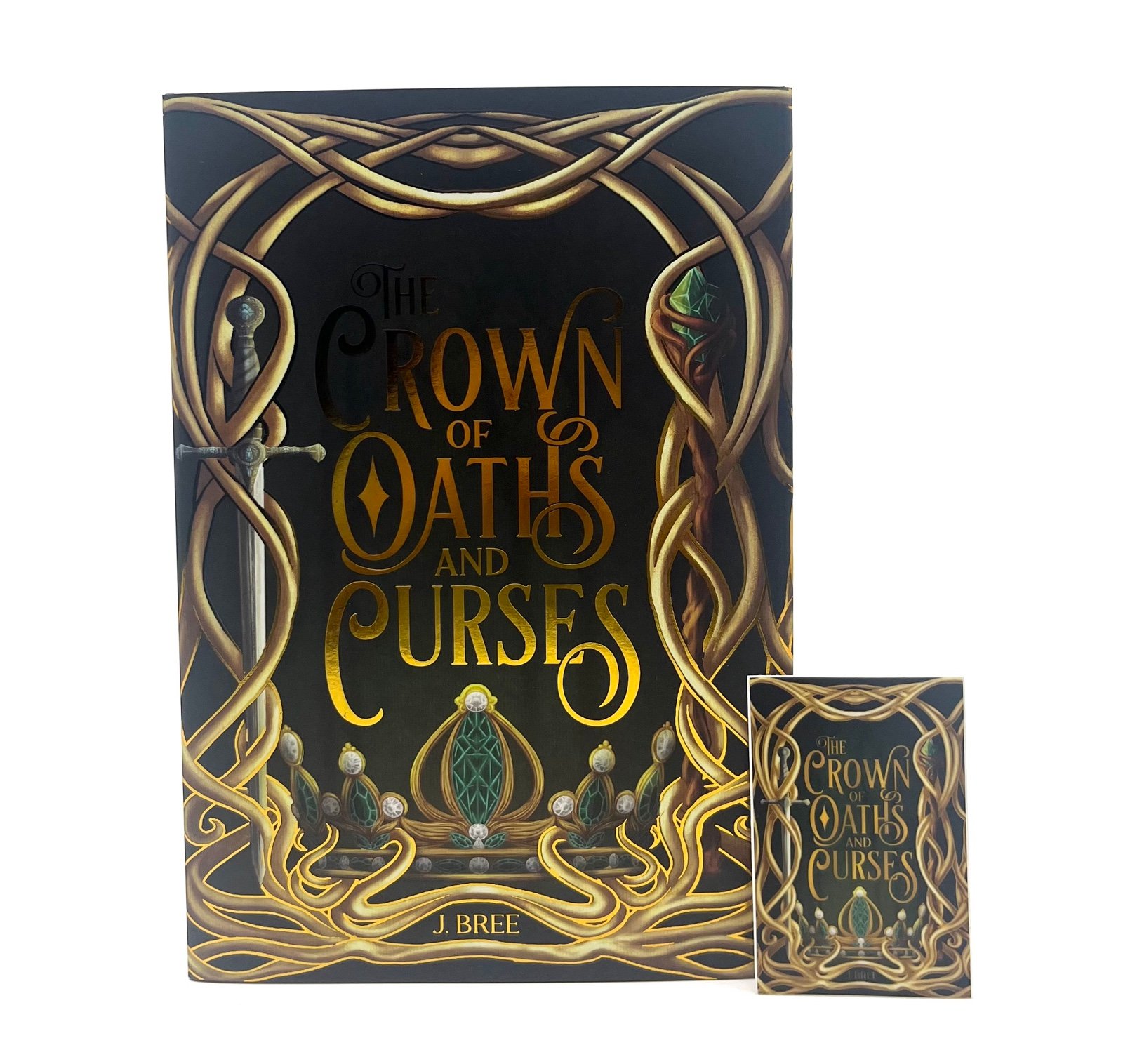 Bookish Box Jan 2024 The Crown of Oaths and Curses J Bree Printed Signature