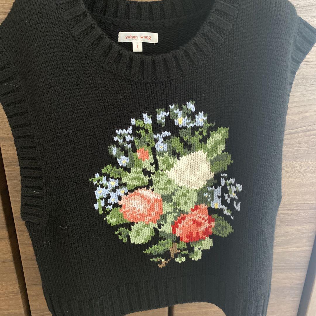 YUHAN WANG Yuhan Wang ROSE INTARSIA VEST